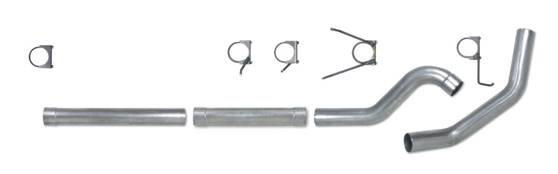 Diamond Eye KIT 4in Catback MFLR RPLCMENT PIPE Single SS: 2004.5-2007.5 DODGE CUMMINS 600 - GTR Auto
