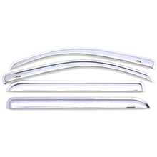 Load image into Gallery viewer, AVS 15-18 Chevy Silverado 2500 Crew Cab Ventvisor Front &amp; Rear Window Deflectors 4pc - Chrome - GTR Auto