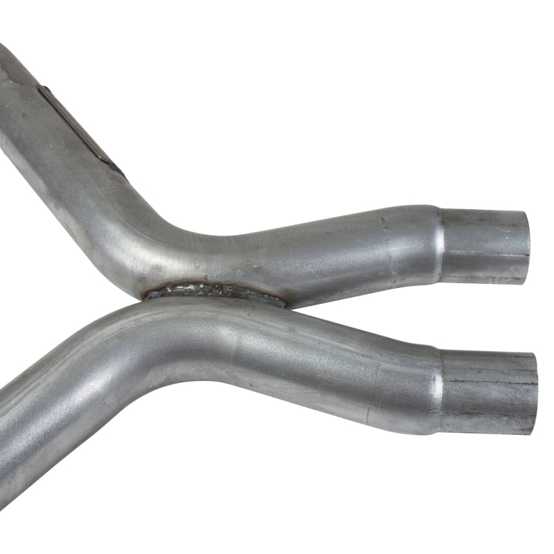 BBK 11-14 Mustang 3.7 V6 Short Mid X Pipe With Catalytic Converters 2-1/2 For BBK Long Tube Headers - GTR Auto