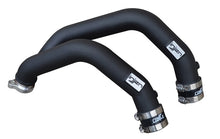 Load image into Gallery viewer, Injen 15-16 BMW M3(F80)/M4 (F82/83) 3.0L L6 Twin Turbo 2PC Aluminum Int. Charge Pipe - Wrinkle Black - GTR Auto