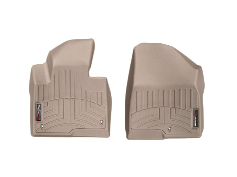 WeatherTech 13+ Hyundai Santa Fe Front FloorLiner - Tan - GTR Auto