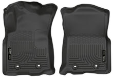 Load image into Gallery viewer, Husky Liners 2018 Toyota Tacoma Double Cab WeatherBeater Black Front Floor Liners - GTR Auto