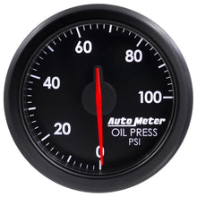 Load image into Gallery viewer, Autometer Airdrive 2-1/6in Oil Pressure Gauge 0-100 PSI - Black 9152-T
