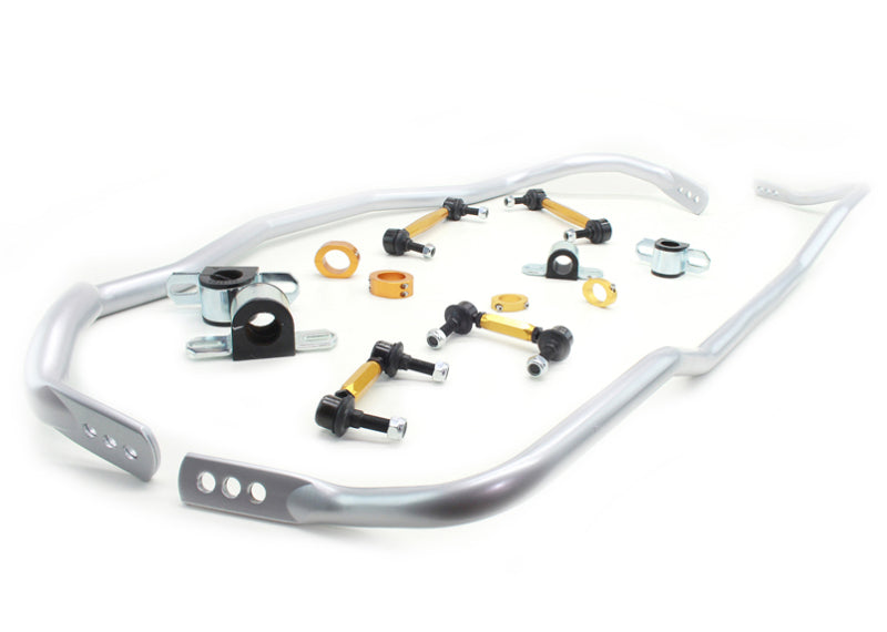 Whiteline 15-20 Ford Mustang GT/GT Premium/EcoBoost/EcoBoost Premium Front & Rear Sway Bar Kit - GTR Auto