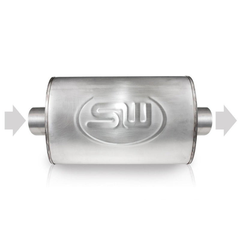 Stainless Works 2.25in ID CENTER INLET/2.25in OD CENTER OUTLET 4inX8in TM4C22C22C