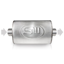 Load image into Gallery viewer, Stainless Works 2in ID CENTER INLET/ 2in OD CENTER OUTLET 4inx8in