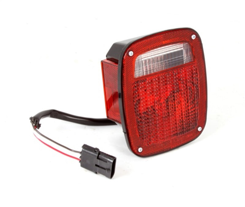 Omix Tail Light Black Housing LH 87-90 Jeep Wrangler - GTR Auto