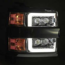 Load image into Gallery viewer, AlphaRex 15-18 Chevy 2500HD NOVA LED Proj Headlight Plank Style Jet Blk w/Activ Light/Seq Signal/DRL - GTR Auto