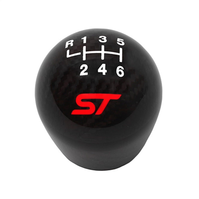 Ford Racing 13-17 Focus ST Black Carbon Fiber 6 Speed Shift Knob - GTR Auto