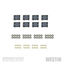 Load image into Gallery viewer, Westin 2001-2004 Ford F-150 SuperCrew Premier Oval Nerf Step Bar Mount Kit - Black - GTR Auto