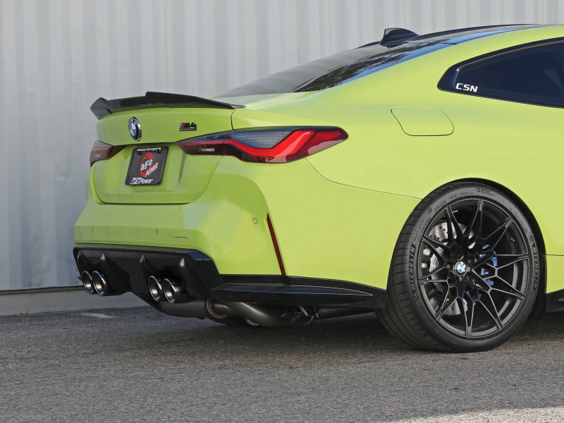 aFe MACHForce XP Exhausts Cat-Back SS 21 BMW M2 Competition L6-3.0L w/Polished Tips - GTR Auto