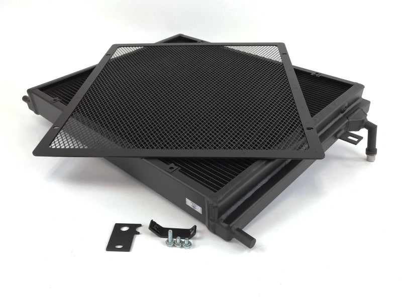 CSF BMW B58/B48 Front Mount Triple-Pass Heat Exchanger w/Rock Guard - Black - GTR Auto