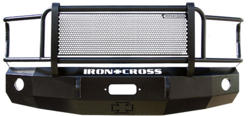 Iron Cross 03-06 GMC Sierra 2500/3500 Heavy Duty Grill Guard Front Bumper - Gloss Black