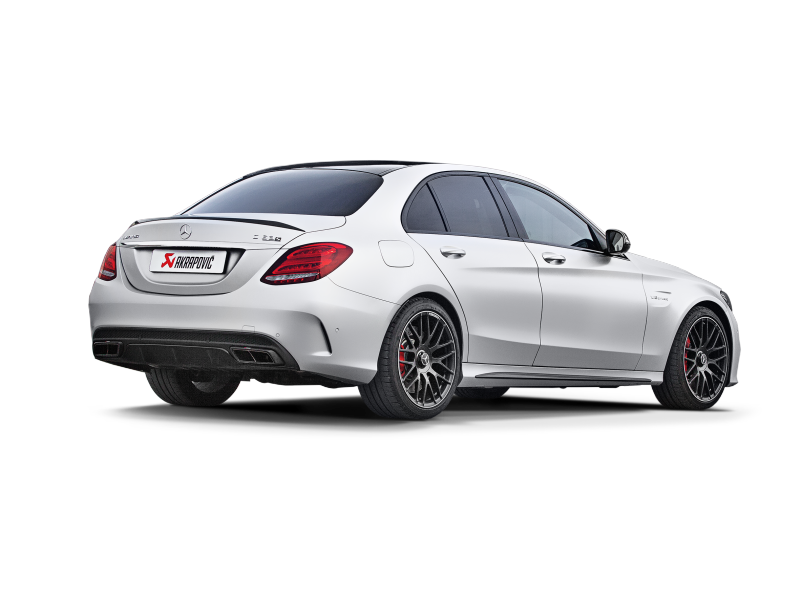 Akrapovic 15-17 AMG C63 Estate Evolution Line Cat Back (Titanium) w/ Carbon Tips (Req. Link Pipe) - GTR Auto