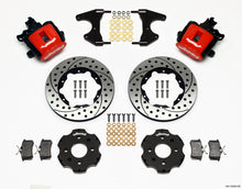 Load image into Gallery viewer, Wilwood Combination Parking Brake Rear Kit 11.00in Drilled Red Civic / Integra Drum 2.46 Hub Offset - GTR Auto