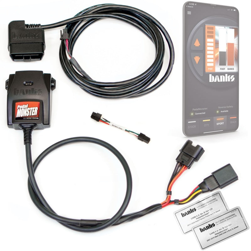 Banks Power Pedal Monster Kit (Stand-Alone) 07-19 RAM 2500/3500/11-20 Ford F-Series 6.7L Use w/Phone - GTR Auto