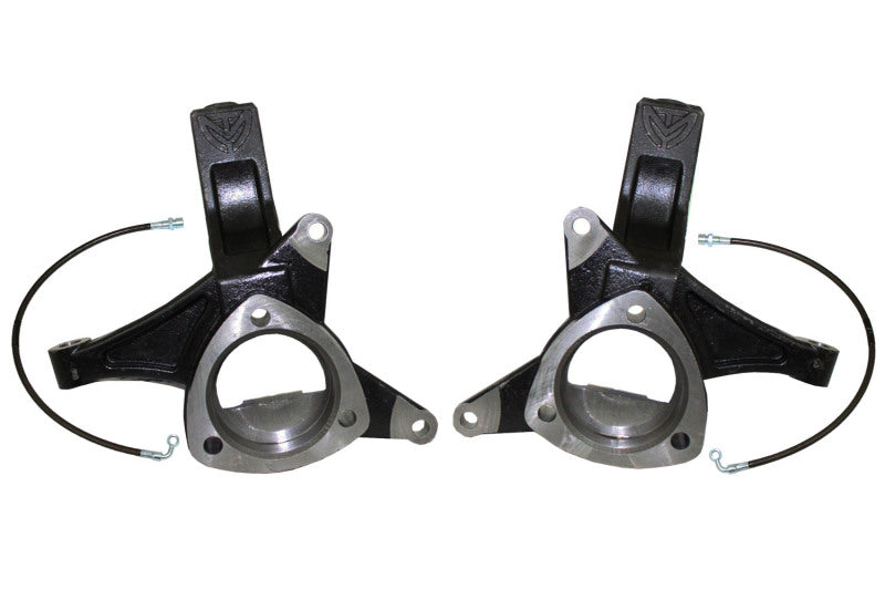 MaxTrac 07-16 GM C1500 2WD 4.5in Front Lift Spindles w/Extended DOT Compliant Brake Lines - GTR Auto