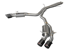 Load image into Gallery viewer, aFe 18-20 Audi RS5 Coupe MACH Force-Xp 3in to 2.5in 304 SS Axle-Back Exhaust System-Quad Carbon Tips - GTR Auto