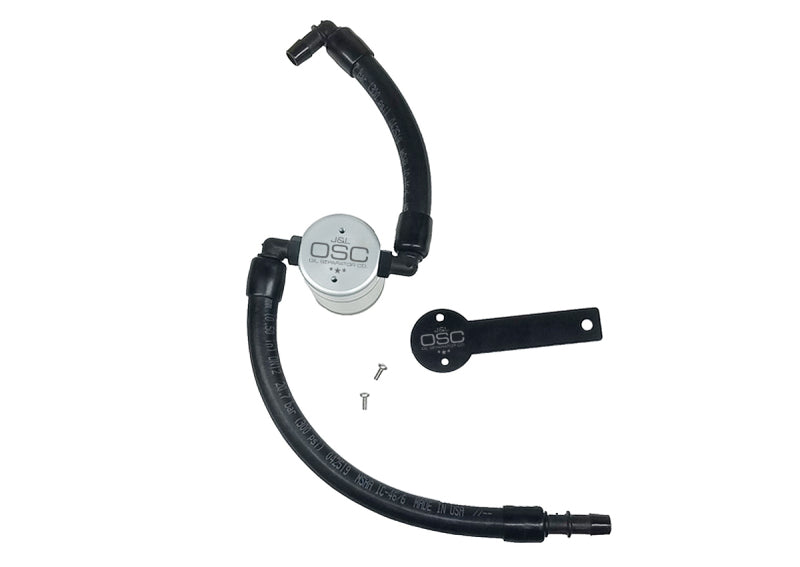 J&amp;L 2019-2024 Dodge Ram 1500 5.7L Oil Separator 3.0 Passenger Side - Clear Anodized - GTR Auto