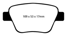Load image into Gallery viewer, EBC 10-13 Audi A3 2.0 Turbo (Bosch rear caliper) Greenstuff Rear Brake Pads - GTR Auto