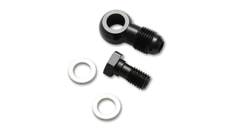 Vibrant -8AN Male Banjo Fitting 10mm x 1.0 Metric Aluminum + 2 Washers 11530
