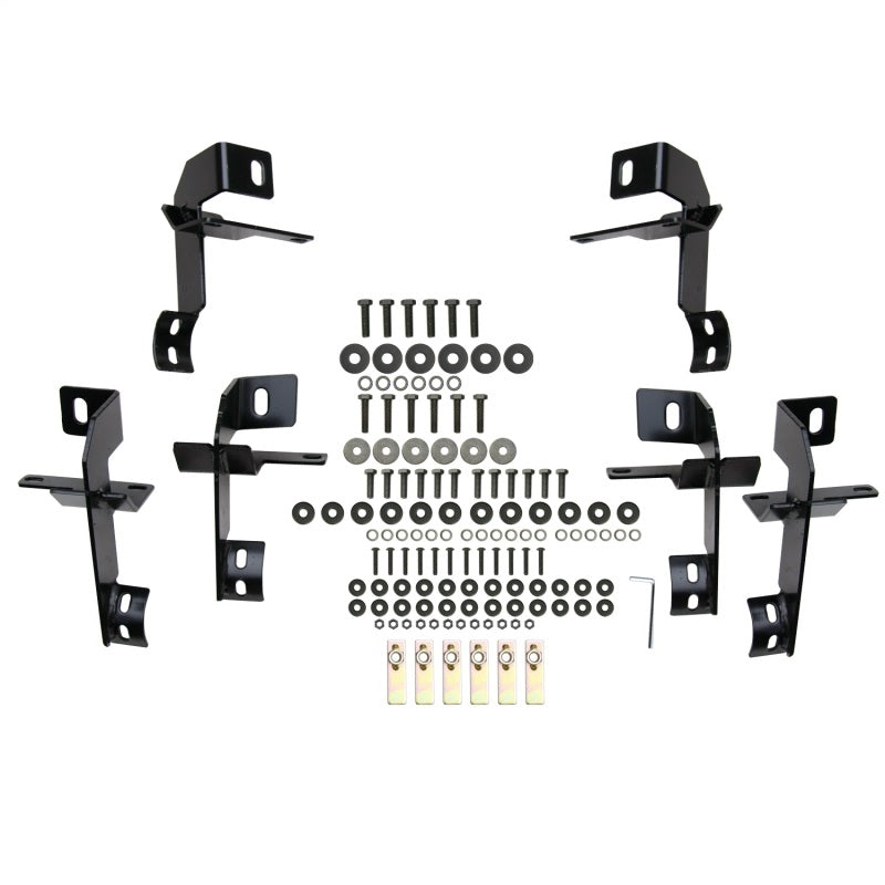 Westin 2007-2017 Jeep Wrangler Unlimited 4dr E-Series 3 Nerf Step Bars - Black - GTR Auto