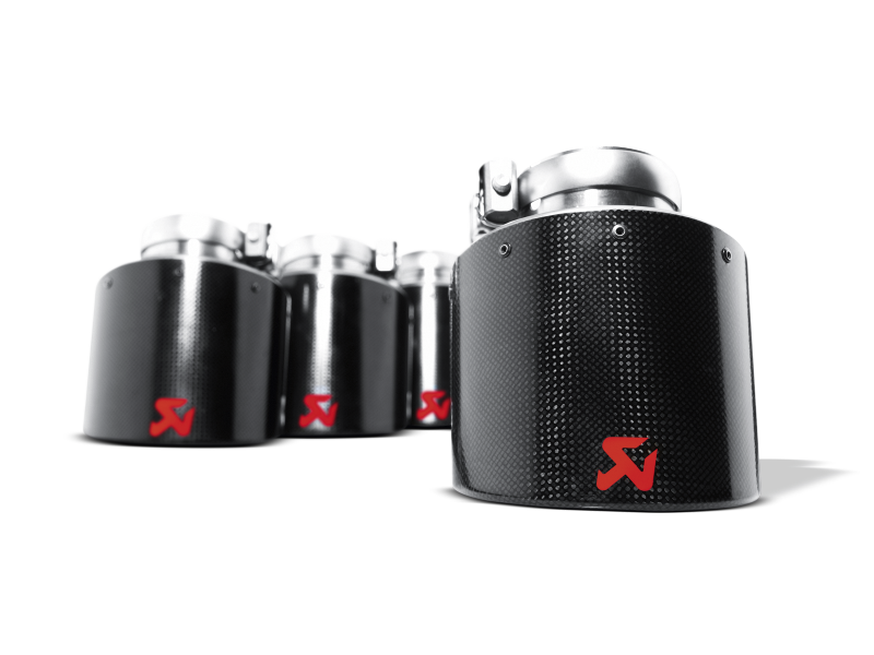 Akrapovic 06-13 Chevrolet Corvette ZO6/ZR1 (C6) Tail Pipe Set (Carbon 125 mm) - GTR Auto