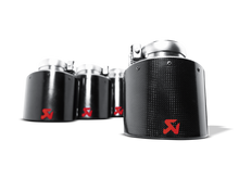 Load image into Gallery viewer, Akrapovic 06-13 Chevrolet Corvette ZO6/ZR1 (C6) Tail Pipe Set (Carbon 125 mm) - GTR Auto