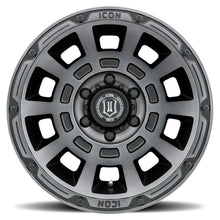 Load image into Gallery viewer, ICON Thrust 17x8.5 6x120 0mm Offset 4.75in BS Smoked Satin Black Tint Wheel - GTR Auto