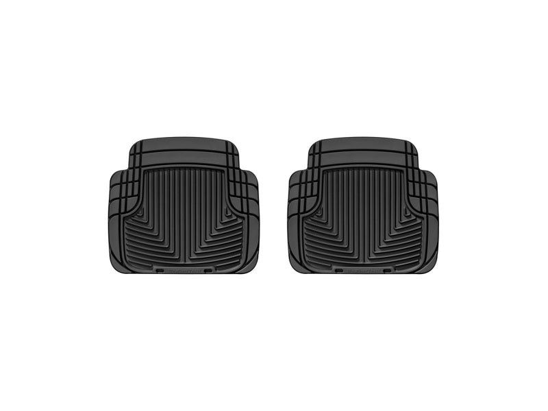 WeatherTech 99 BMW M3 Convertible Rear Rubber Mats - Black - GTR Auto