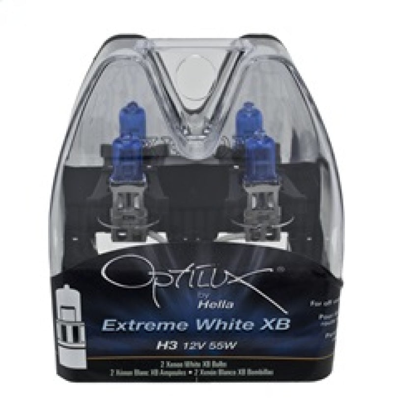 Hella H3 12V 55W Xen White XB Bulb (Pair) - GTR Auto