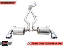 Load image into Gallery viewer, AWE Tuning 2020 Toyota Supra A90 Non-Resonated Touring Edition Exhaust - 5in Chrome Silver Tips