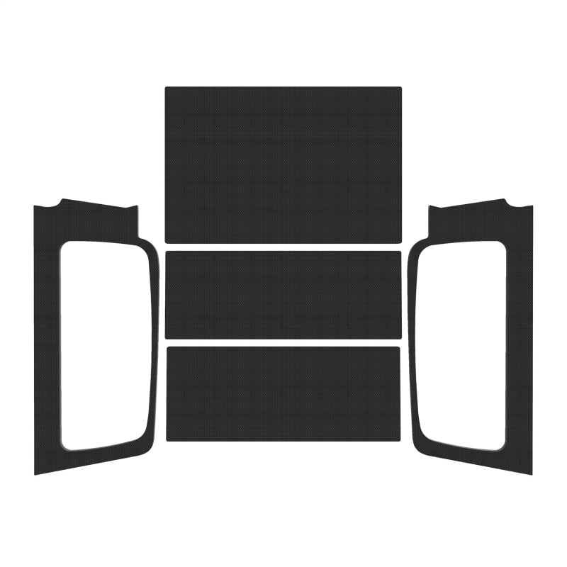 DEI 04-06 Jeep Wrangler LJ Unliminted Headliner Complete Kit - Black - GTR Auto