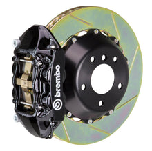 Load image into Gallery viewer, Brembo SS Rear GT BBK 4 Piston Cast 380x28 2pc Rotor Slotted Type-1-Black 2P2.9055A1