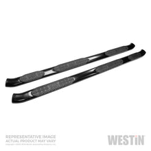 Load image into Gallery viewer, Westin 99-16 Ford F-250/350/450/550 Crew (8 ft bed) PRO TRAXX 5 WTW Oval Nerf Step Bars - Blk - GTR Auto