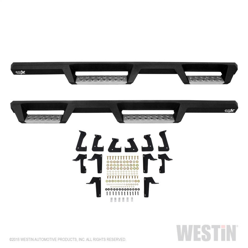 Westin/HDX 2018 Jeep Wrangler JL Unlimited Drop Nerf Step Bars - Textured Black - GTR Auto