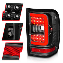 Load image into Gallery viewer, ANZO 2001-2011 Ford  Ranger LED Tail Lights w/ Light Bar Black Housing Clear Lens - GTR Auto