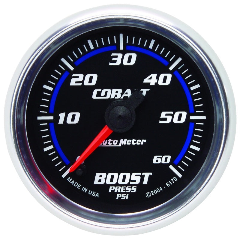 Autometer Cobalt 52mm 0-60 PSi Boost Gauge - GTR Auto