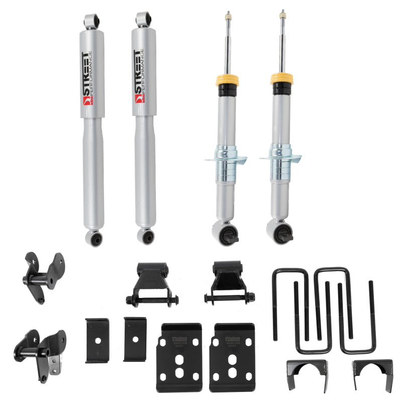 Belltech 2021+ Ford F-150 2WD 1-3.5in Front 4.5in Rear Complete Lower Kit with SP Shocks - GTR Auto