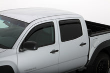 Load image into Gallery viewer, AVS 05-15 Toyota Tacoma Double Cab Ventvisor In-Channel Front &amp; Rear Window Deflectors 4pc - Smoke - GTR Auto