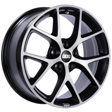 Load image into Gallery viewer, BBS SR 18x8 5x120 ET32 Satin Black Diamond Cut Face Wheel -82mm PFS/Clip Required - GTR Auto