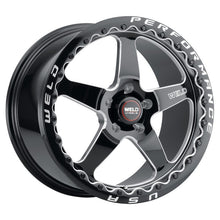 Load image into Gallery viewer, Weld S904 17x10 Ventura Beadlock 5x115 ET30 BS6.70 Gloss BLK MIL DIA 78.1 S90470071P30