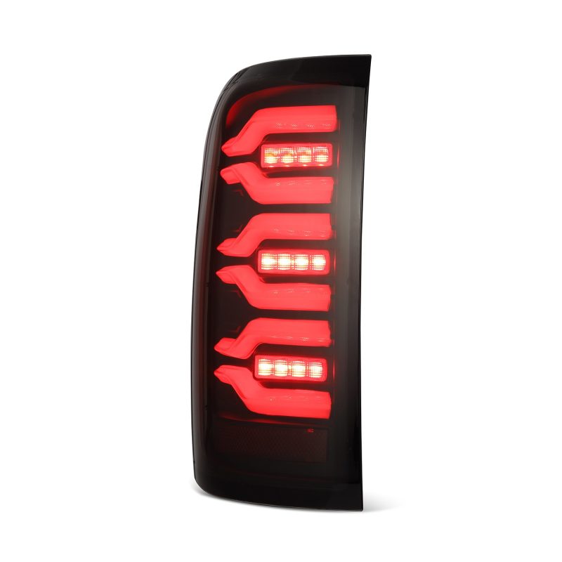 AlphaRex 14-18 Chevrolet Silverado Luxx-Series LED Tail Lights Black w/Activ Light/Seq Signal - GTR Auto