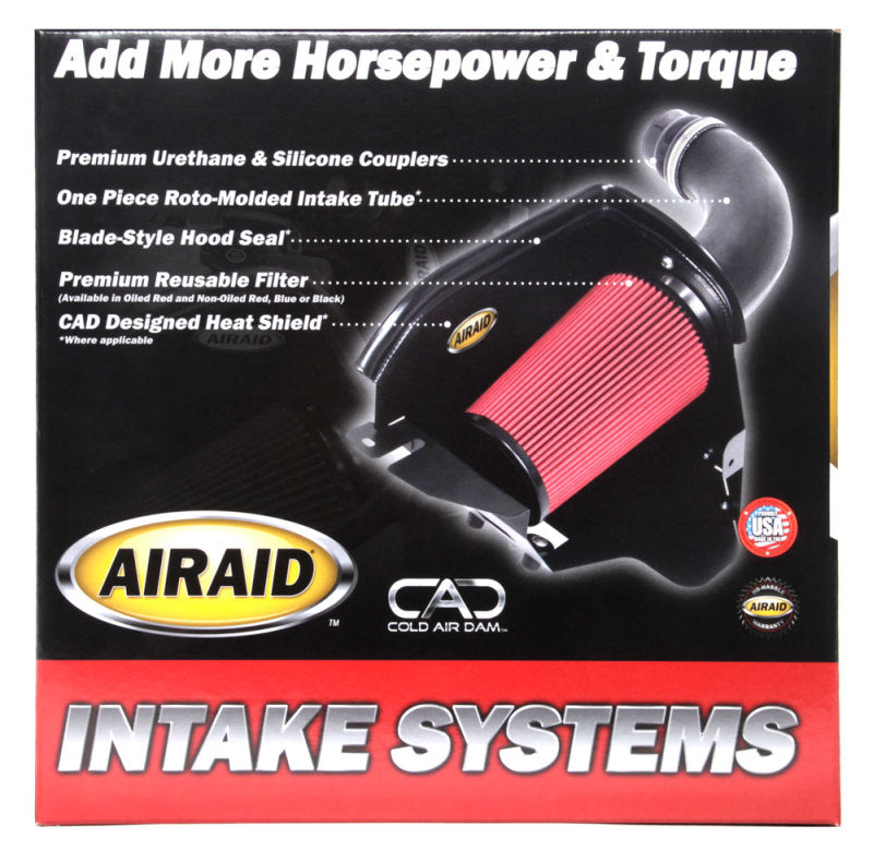 Airaid 01-04 Corvette C5 CAD Intake System w/ Tube (Dry / Red Media) - GTR Auto