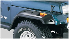 Load image into Gallery viewer, Bushwacker 87-95 Jeep Wrangler Cutout Style Flares 4pc Cutting Optional Not Renegade - Black - GTR Auto