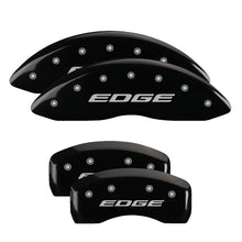 Load image into Gallery viewer, MGP 4 Caliper Covers Engraved Front &amp; Rear Explorer Black finish silver ch - GTR Auto