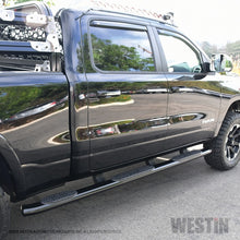 Load image into Gallery viewer, Westin 19-22 RAM 1500 CC 5ft7in. Bed (Excl. Classic) PRO TRAXX 5 W2W Oval Nerf Step Bars - Black - GTR Auto