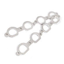 Load image into Gallery viewer, Stainless Works Chevrolet LS7 D-Port Shaped Header 304SS Exhaust Flanges 2in Primaries HFLS7200