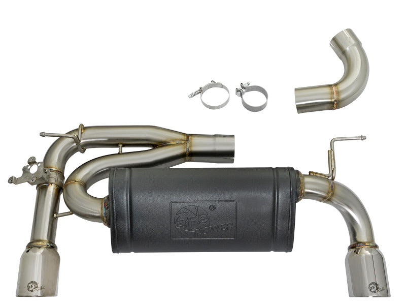 aFe MACHForce XP Exhausts Axle-Back 12-15 BMW 335i 3.0T (SS w/Polished Tips) - GTR Auto
