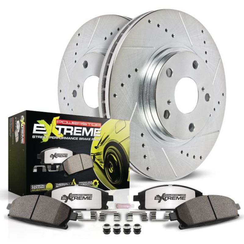 Power Stop 95-05 Chrysler Sebring Front Z26 Street Warrior Brake Kit K681-26